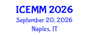 International Conference on Economy, Management and Marketing (ICEMM) September 20, 2026 - Naples, Italy International Conference on Economy, Management and Marketing (ICEMM) September 20, 2026 - Naples, Italy