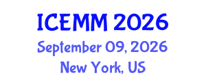 International Conference on Economy, Management and Marketing (ICEMM) September 09, 2026 - New York, United States International Conference on Economy, Management and Marketing (ICEMM) September 09, 2026 - New York, United States