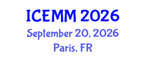 International Conference on Economy, Management and Marketing (ICEMM) September 20, 2026 - Paris, France International Conference on Economy, Management and Marketing (ICEMM) September 20, 2026 - Paris, France