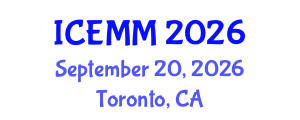 International Conference on Economy, Management and Marketing (ICEMM) September 20, 2026 - Toronto, Canada International Conference on Economy, Management and Marketing (ICEMM) September 20, 2026 - Toronto, Canada
