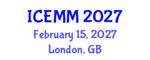 International Conference on Economy, Management and Marketing (ICEMM) February 15, 2027 - London, United Kingdom International Conference on Economy, Management and Marketing (ICEMM) February 15, 2027 - London, United Kingdom