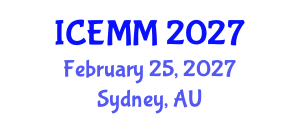 International Conference on Economy, Management and Marketing (ICEMM) February 25, 2027 - Sydney, Australia International Conference on Economy, Management and Marketing (ICEMM) February 25, 2027 - Sydney, Australia