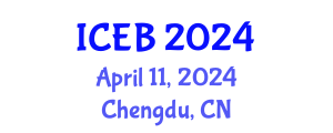 International Conference on Ecosystems and Biodiversity (ICEB) April 11, 2024 - Chengdu, China