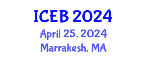 International Conference on Ecosystems and Biodiversity (ICEB) April 25, 2024 - Marrakesh, Morocco