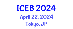 International Conference on Ecosystems and Biodiversity (ICEB) April 22, 2024 - Tokyo, Japan