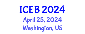 International Conference on Ecosystems and Biodiversity (ICEB) April 25, 2024 - Washington, United States