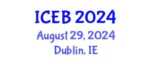 International Conference on Ecosystems and Biodiversity (ICEB) August 29, 2024 - Dublin, Ireland