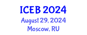 International Conference on Ecosystems and Biodiversity (ICEB) August 29, 2024 - Moscow, Russia