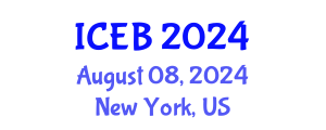 International Conference on Ecosystems and Biodiversity (ICEB) August 08, 2024 - New York, United States