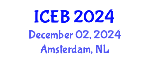 International Conference on Ecosystems and Biodiversity (ICEB) December 02, 2024 - Amsterdam, Netherlands