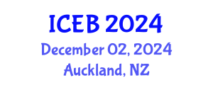 International Conference on Ecosystems and Biodiversity (ICEB) December 02, 2024 - Auckland, New Zealand