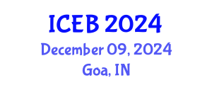 International Conference on Ecosystems and Biodiversity (ICEB) December 09, 2024 - Goa, India