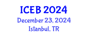 International Conference on Ecosystems and Biodiversity (ICEB) December 23, 2024 - Istanbul, Turkey