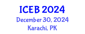 International Conference on Ecosystems and Biodiversity (ICEB) December 30, 2024 - Karachi, Pakistan