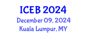 International Conference on Ecosystems and Biodiversity (ICEB) December 09, 2024 - Kuala Lumpur, Malaysia