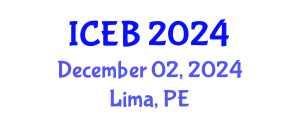 International Conference on Ecosystems and Biodiversity (ICEB) December 02, 2024 - Lima, Peru