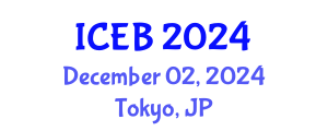International Conference on Ecosystems and Biodiversity (ICEB) December 02, 2024 - Tokyo, Japan