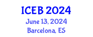 International Conference on Ecosystems and Biodiversity (ICEB) June 13, 2024 - Barcelona, Spain