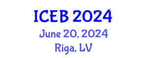 International Conference on Ecosystems and Biodiversity (ICEB) June 20, 2024 - Riga, Latvia