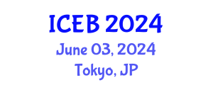 International Conference on Ecosystems and Biodiversity (ICEB) June 03, 2024 - Tokyo, Japan