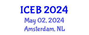 International Conference on Ecosystems and Biodiversity (ICEB) May 02, 2024 - Amsterdam, Netherlands