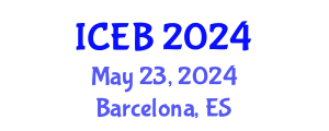 International Conference on Ecosystems and Biodiversity (ICEB) May 23, 2024 - Barcelona, Spain