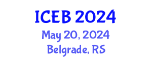 International Conference on Ecosystems and Biodiversity (ICEB) May 20, 2024 - Belgrade, Serbia