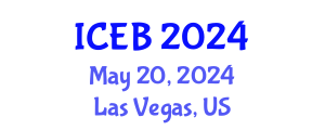 International Conference on Ecosystems and Biodiversity (ICEB) May 20, 2024 - Las Vegas, United States
