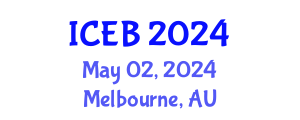 International Conference on Ecosystems and Biodiversity (ICEB) May 02, 2024 - Melbourne, Australia