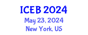 International Conference on Ecosystems and Biodiversity (ICEB) May 23, 2024 - New York, United States