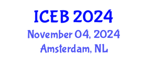 International Conference on Ecosystems and Biodiversity (ICEB) November 04, 2024 - Amsterdam, Netherlands