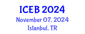 International Conference on Ecosystems and Biodiversity (ICEB) November 07, 2024 - Istanbul, Turkey