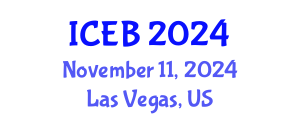 International Conference on Ecosystems and Biodiversity (ICEB) November 11, 2024 - Las Vegas, United States
