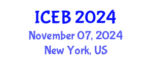 International Conference on Ecosystems and Biodiversity (ICEB) November 07, 2024 - New York, United States