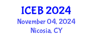 International Conference on Ecosystems and Biodiversity (ICEB) November 04, 2024 - Nicosia, Cyprus