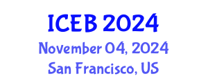 International Conference on Ecosystems and Biodiversity (ICEB) November 04, 2024 - San Francisco, United States