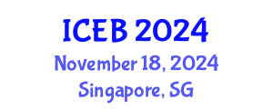 International Conference on Ecosystems and Biodiversity (ICEB) November 18, 2024 - Singapore, Singapore