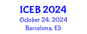 International Conference on Ecosystems and Biodiversity (ICEB) October 24, 2024 - Barcelona, Spain