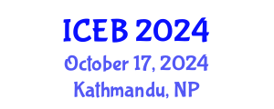 International Conference on Ecosystems and Biodiversity (ICEB) October 17, 2024 - Kathmandu, Nepal