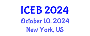 International Conference on Ecosystems and Biodiversity (ICEB) October 10, 2024 - New York, United States