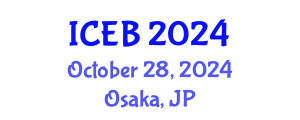 International Conference on Ecosystems and Biodiversity (ICEB) October 28, 2024 - Osaka, Japan