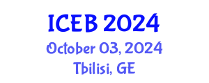 International Conference on Ecosystems and Biodiversity (ICEB) October 03, 2024 - Tbilisi, Georgia