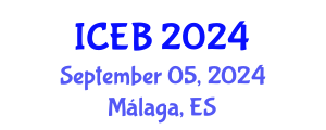 International Conference on Ecosystems and Biodiversity (ICEB) September 05, 2024 - Málaga, Spain