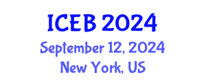 International Conference on Ecosystems and Biodiversity (ICEB) September 12, 2024 - New York, United States