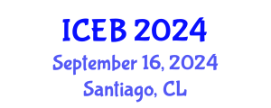 International Conference on Ecosystems and Biodiversity (ICEB) September 16, 2024 - Santiago, Chile