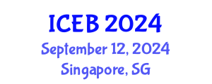 International Conference on Ecosystems and Biodiversity (ICEB) September 12, 2024 - Singapore, Singapore