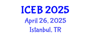 International Conference on Ecosystems and Biodiversity (ICEB) April 26, 2025 - Istanbul, Turkey