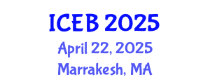 International Conference on Ecosystems and Biodiversity (ICEB) April 22, 2025 - Marrakesh, Morocco
