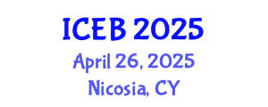 International Conference on Ecosystems and Biodiversity (ICEB) April 26, 2025 - Nicosia, Cyprus