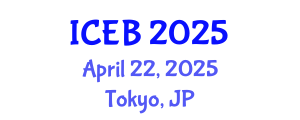 International Conference on Ecosystems and Biodiversity (ICEB) April 22, 2025 - Tokyo, Japan